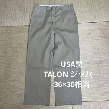 90s USA제 디키즈 dickies 874 베이지 탈론 지퍼