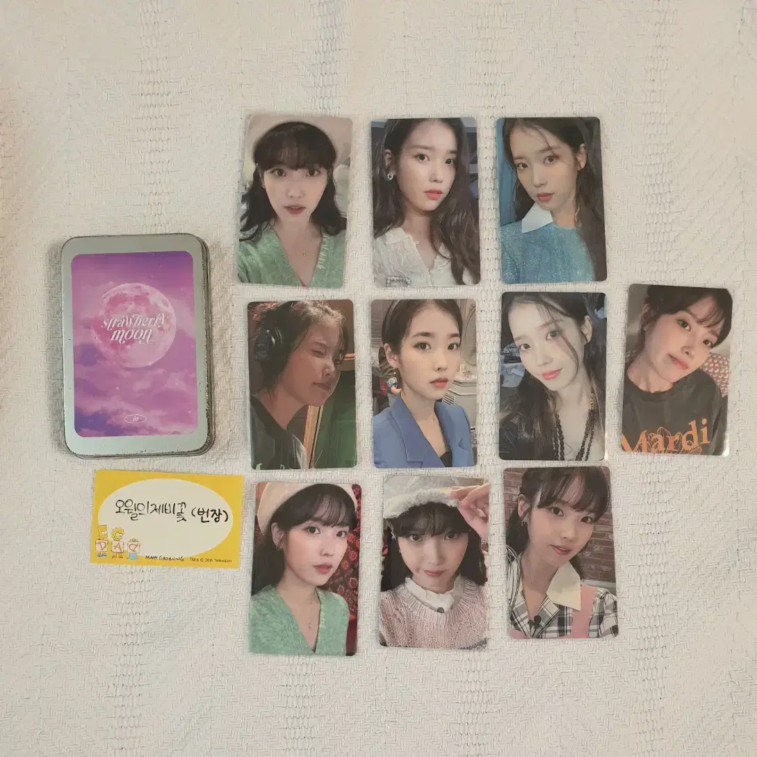 IU strawberry moon PHOTO CARD SET トレカセット IU Lee Jieun Official Digital Single Album strawberry moon
