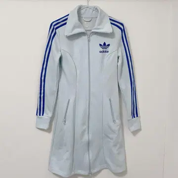 레어 adidas 아디다스 원피스 라이트 블루 M 사이즈 트레포일