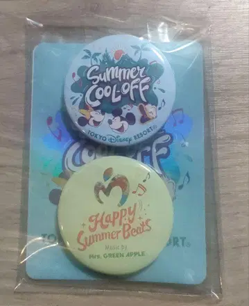 Mrs. GREEN APPLE Disney 캔뱃지 & 스티커 세트