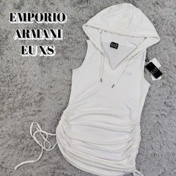 EMPORIO ARMANI 탱크탑 후드 부착 스트레치