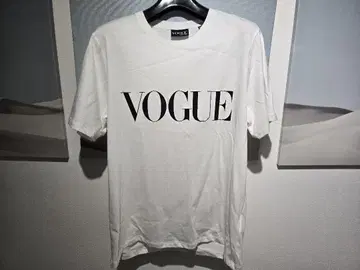 VOGUE 로고 티셔츠 XL 화이트