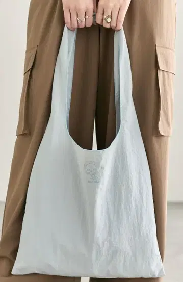 Samansa Mos2 블루 COJI-COJI 파이핑 토트