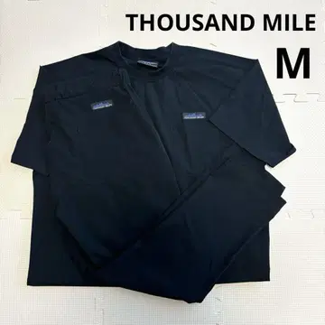 THOUSAND MILE 사우전드마일 셋업 블랙 M