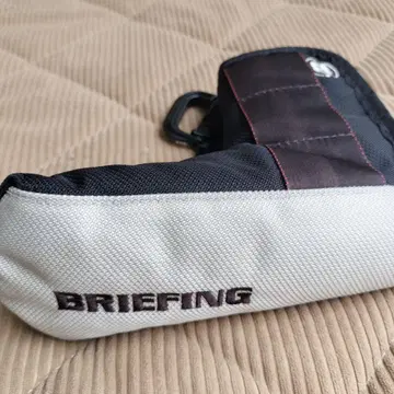 BRIEFING 퍼터용 골프헤드커버 블랙/그레이