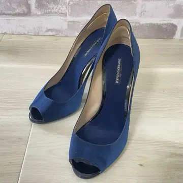 엠포리오 아르마니 오픈토 하이힐 펌프스 22.5cm