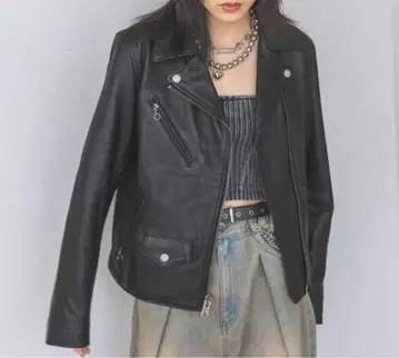 [미사용 새상품] [Schott x JEANASIS] 더블 라이더스