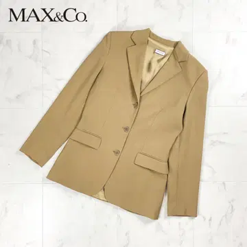 새상품급 MAX&Co. 테일러드 자켓 카멜 사이즈 40*BD1129