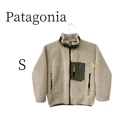 새상품급 Patagonia 파타고니아 베이지/그린 점퍼 블루종 S