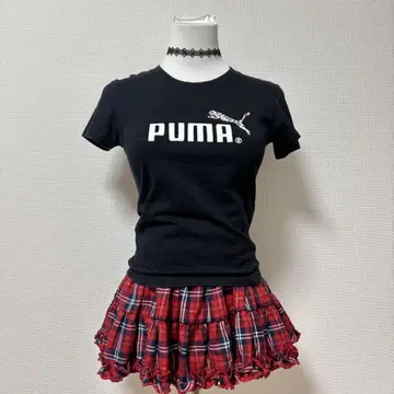 가격 인하 Y2K 헤이세이 갸루 푸마 PUMA 레오파드 피치T 치비T