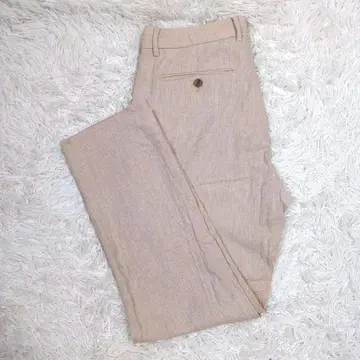 새상품급 BANANA REPUBLIC 린넨 혼방 베이지 슬랙스