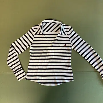 Paul Smith 스트라이프 긴팔 피케 셔츠