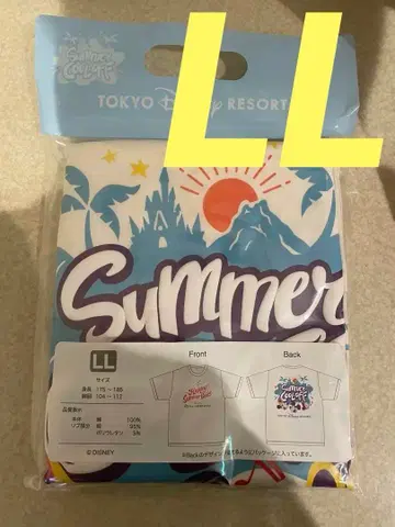 사이즈 LL 화이트 티셔츠 미세스 그린 애플 디즈니 새상품