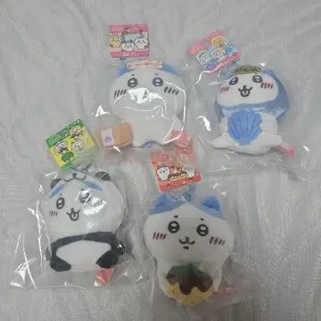 하치와레 지역 봉제 인형 키링 4세트