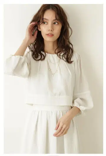 비니 자카드 블라우스 JILL STUART 질스튜어트 상의