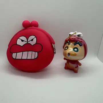 짱구는 못말려(크레용 신짱) 악어산 가마구치 지갑 & 마스코트 키링