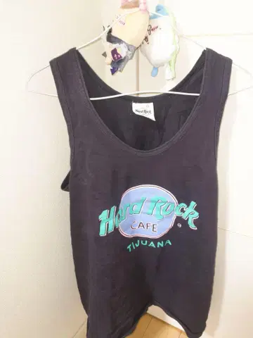 Hard Rock Cafe Tijuana 탱크탑 S 블랙