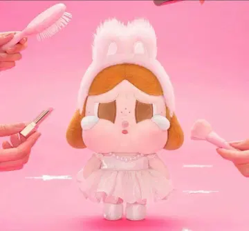 CRYBABY SHINY SHINY 시리즈 봉제 인형 핑크