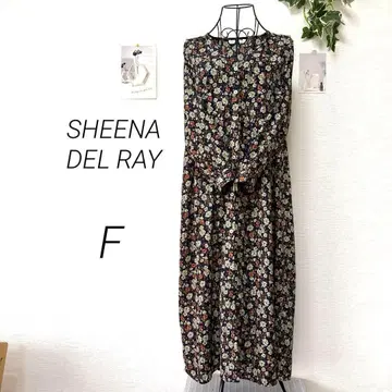 9082-1 SHEENA DEL RAY 꽃무늬 롱 원피스 F 고급