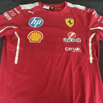 2025 F1GP 페라리 티셔츠 캡 세트 미사용품