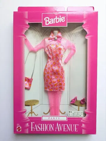 Barbie FASHION AVENUE PARTY 핑크 레오파드 무늬