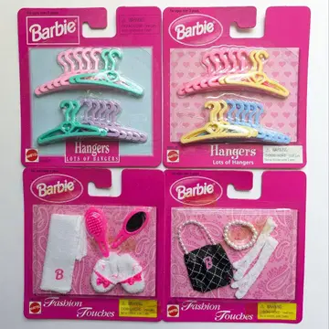 Barbie 행거 세트 & 잡화 세트, 버스 세트, 백, 액세서리, 장갑