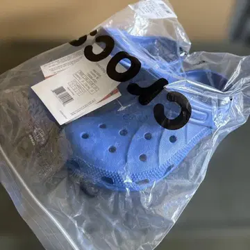 20cm Crocs 블루 클로그 샌들 EU 33-34