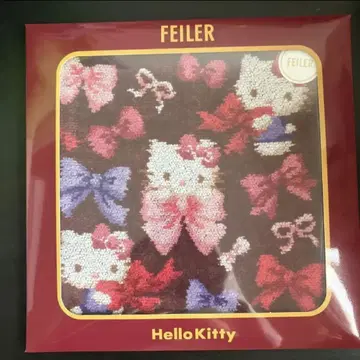 새상품 FEILER 페일러 산리오 콜라보 헬로키티 케이스 포함