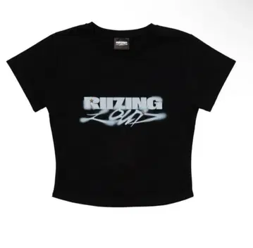 RIZING LOGO MINI 크롭 티셔츠 미니 티셔츠 RIIZE