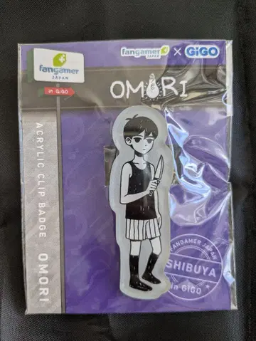 fangamer 아크릴 클립 배지 OMORI 봉돌