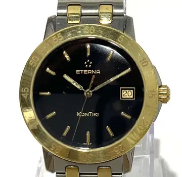 Eterna Kontiki 1100.47 데이트 쿼츠 남성용 손목시계