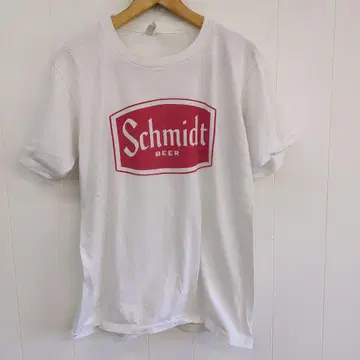 60s Schmidt Beer 로고 티셔츠 X-LARGE