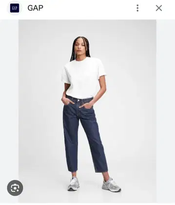 GAP 배럴 하이 라이즈 데님 25 0R