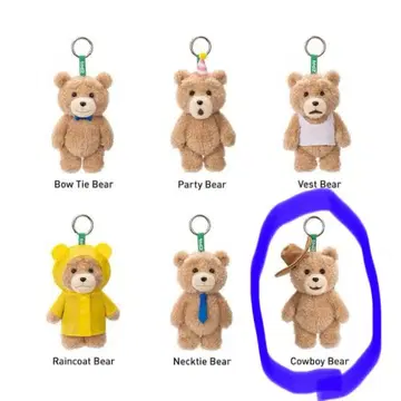 POPMART ted2 봉제 인형 카우보이 베어