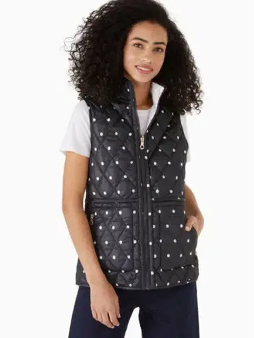 kate spade reversible quilted vest