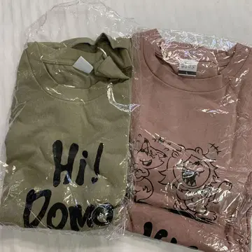 미즈타마리 본드 Hi! Domo 빅 실루엣 티셔츠 L 2장 세트