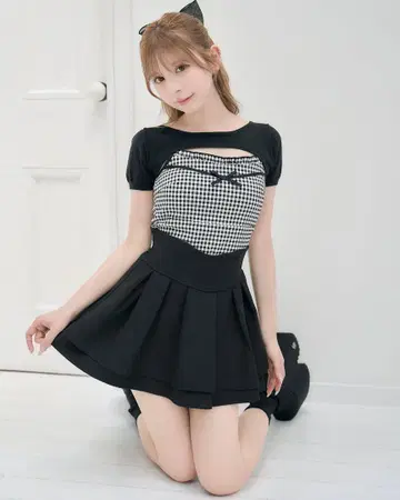 미셸 마카롱 슬림 레그 스커트 S