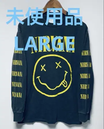 미사용품 NIRVANA SMILE L/S 티셔츠 L 사이즈