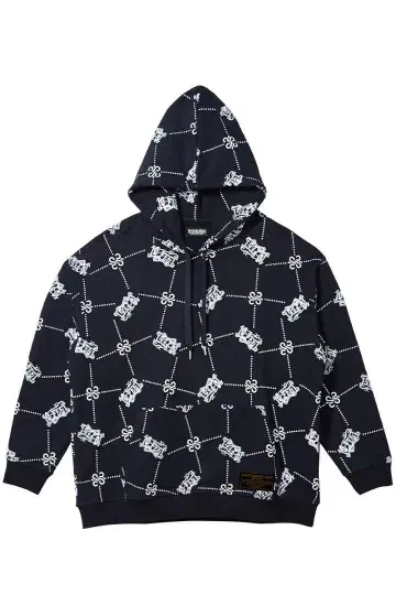 10-FEET x Zephyren BIG PARKA BLACK 후드티