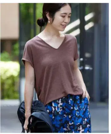 IENA [ Raspail/라스파이유 ] 별주 V넥 저지 탑