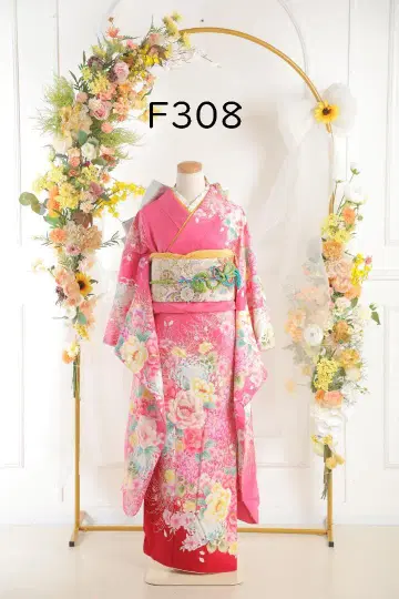 후리소데 세트 [F308] 핑크