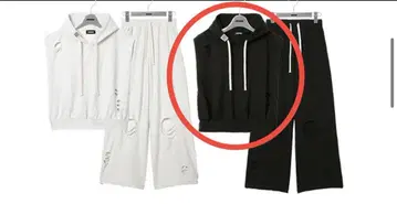 JIMWAG Damage big hoodie