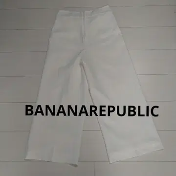 BANANAREPUBLIC 화이트 와이드 팬츠 시원한 미사용