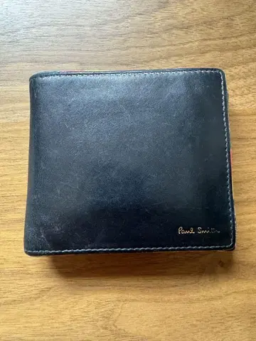 Paul Smith 블랙 가죽 반지갑 박스 포함