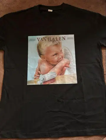 Van Halen 1984 앨범 티셔츠 블랙