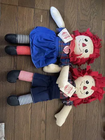 Raggedy Ann & Andy 래기디 앤 앤디 페어 인형