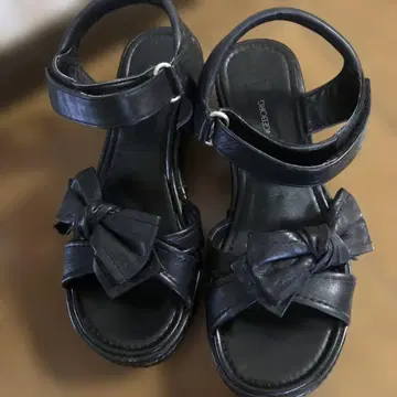 카네코 이사오의 블랙 리본 샌들 사이즈 3