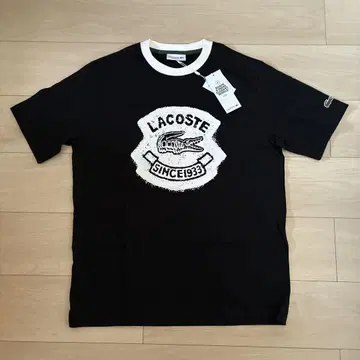 라코스테 LACOSTE 티셔츠 빈티지 프린트 링거 티셔츠