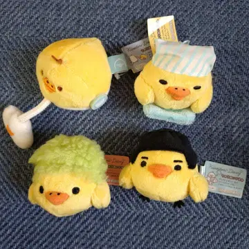 리락쿠마 * 키이로이토리 테노리 봉제 인형 * 묶음 판매