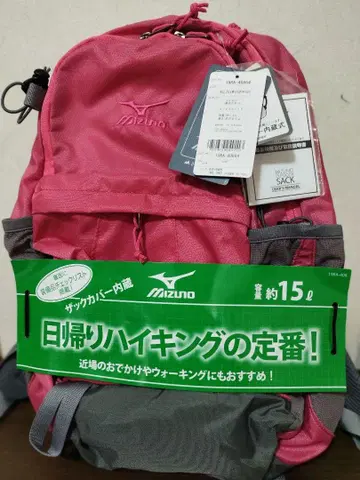 MIZUNO 미즈노 백팩 15L 아웃도어 핑크